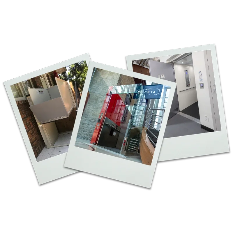 Commercial lobby suitable for accessibility upgrades